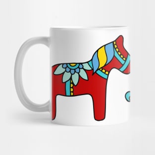 Swedish Dala Horses Mug